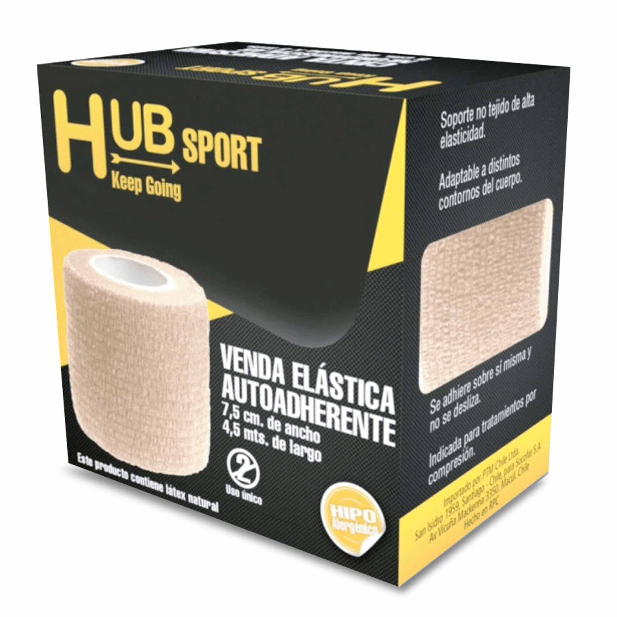 Hub Sport Venda Elastica Autoaderente Esteril 7.5Cmx4.5Mt Hub Sport 
