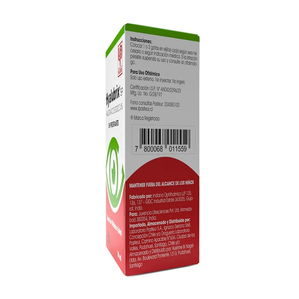 Hyalubrix 0,4% 10 ml pasteur 