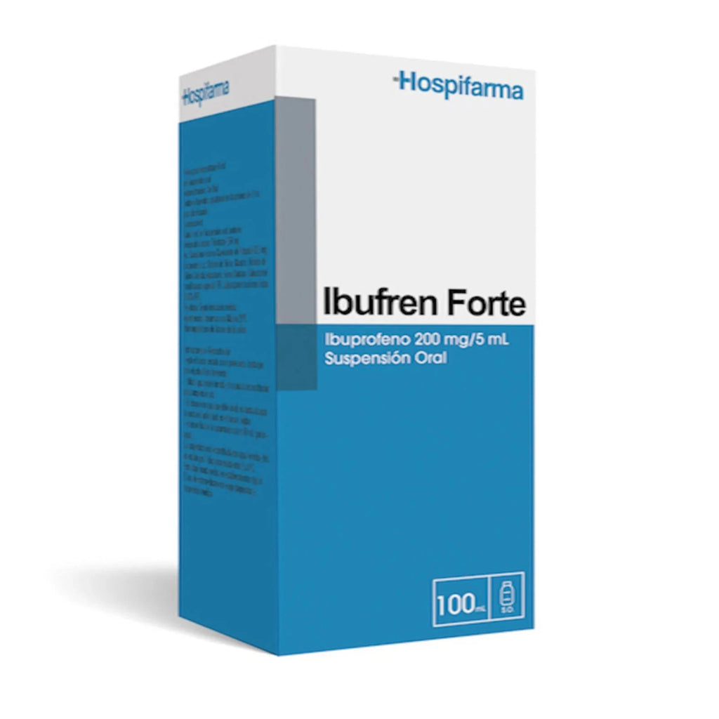 Ibufren Fte 200Mg/5Ml Suspención Oral 100Ml Frasco HOSPIFARMA 