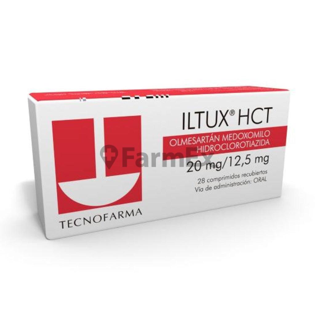 Iltux HCT 20 mg / 12,5 mg x 28 comprimidos.