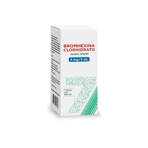 Bromhexina Jarabe Infantil 4 mg / 5 mL x 100 mL