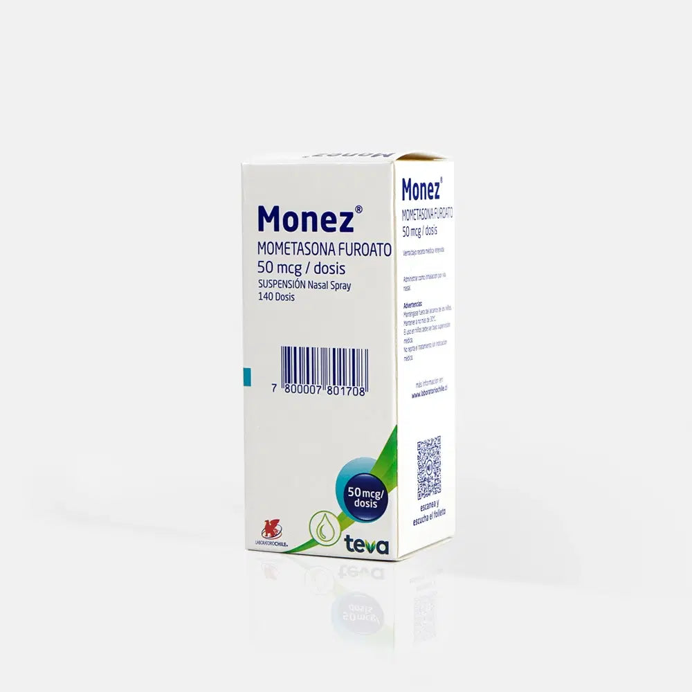 Monez Suspensión Spray Nasal 50 mcg / dosis x 140 dosis "Ley Cenabast".