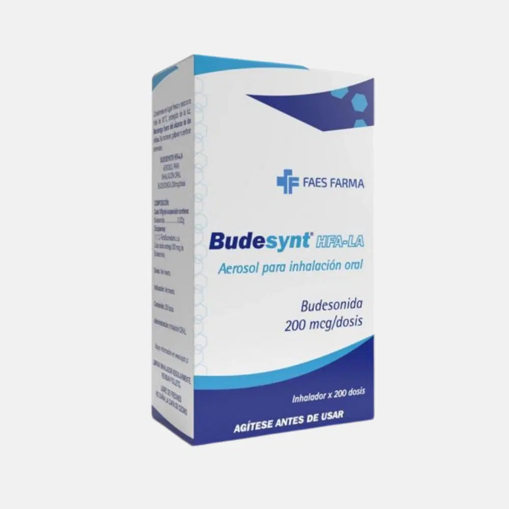 Budesonida Aerosol para Inhalación 200 mcg / dosis "Ley Cenabast"