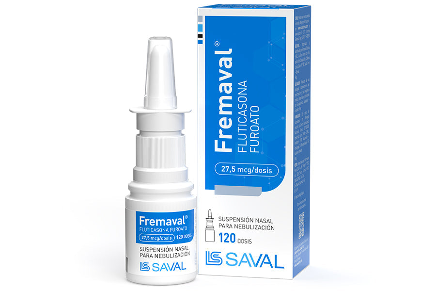 Fremaval Suspensión Nasal 27.5 mcg x 120 dosis "Ley Cenabast".