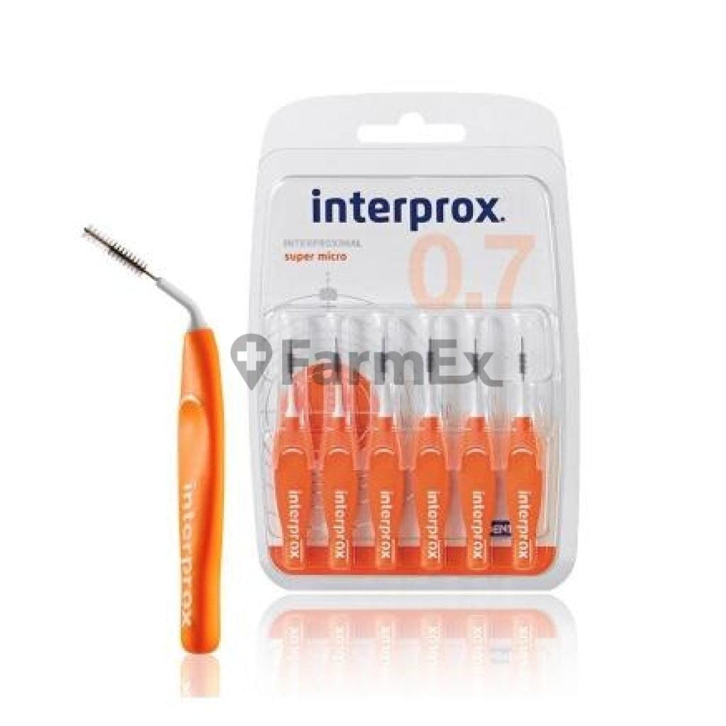 Interprox Super Micro 0,7 x 6 unidades Farmex-Fonasa-Persistente 