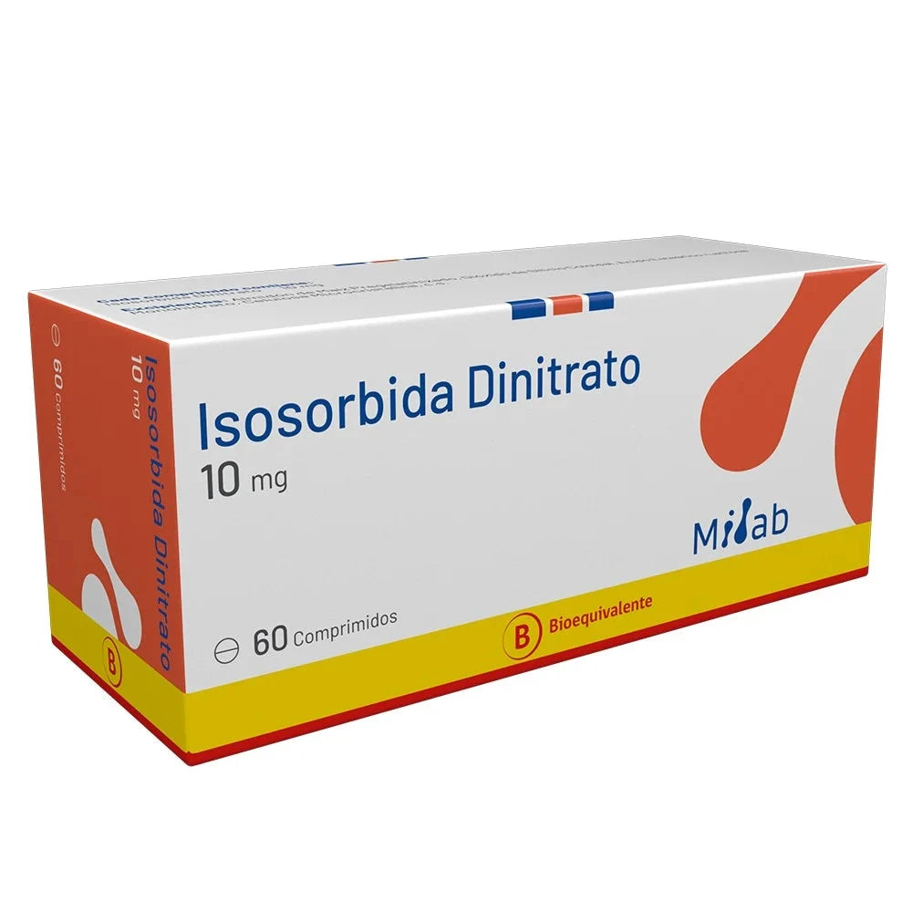 Isosorbida Dinitrato 10 mg x 60 comprimidos MINTLAB 