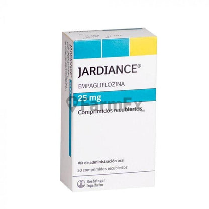 Jardiance 25 mg x 30 comprimidos "Ley Cenabast" Farmex-Fonasa-Persistente 
