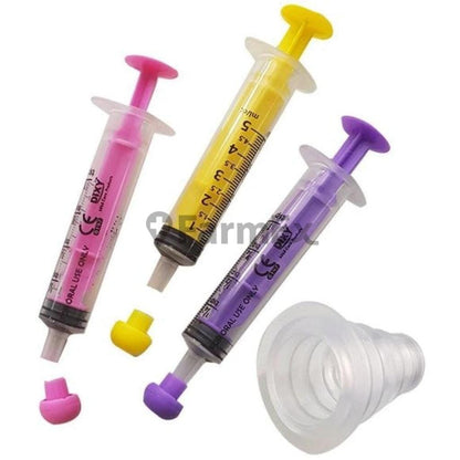 Jeringas dispensadoras de medicamentos x 5 ml Farmex-Fonasa-Persistente 