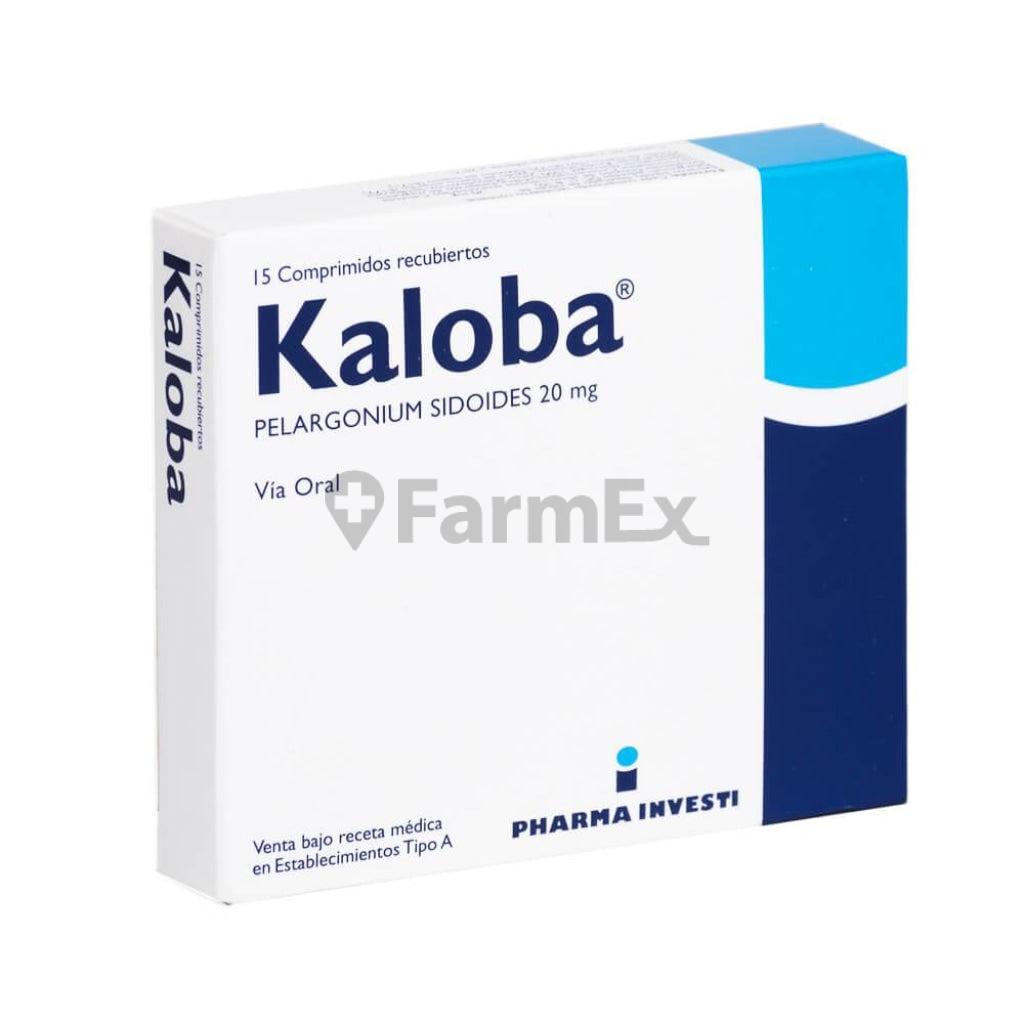 Kaloba 20 mg x 15 comprimidos.