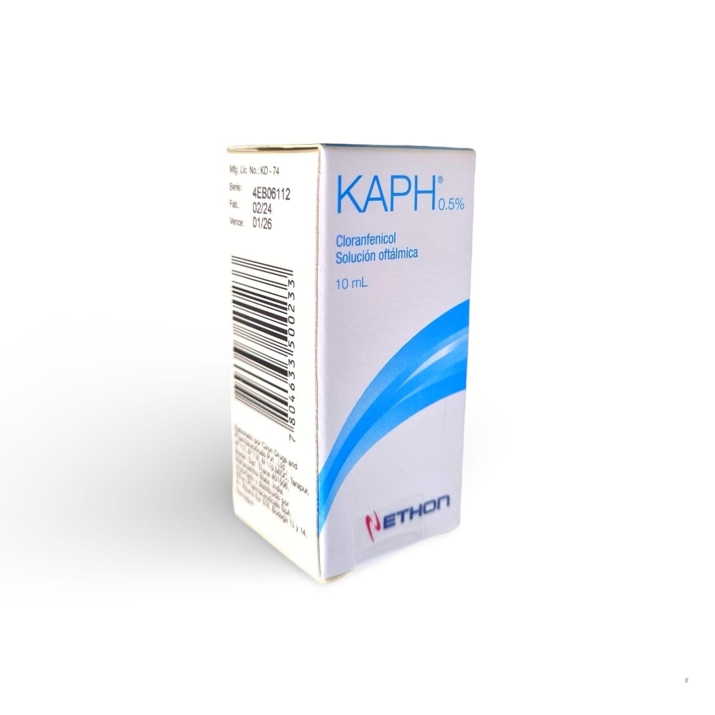 KAPH 0,5% solución oftálmica x 10 mL"Ley Cenabast" Farmex-Pluxee-Persistente 