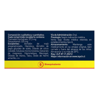 Kenatrum 37,5/325 mg x 30 Comprimidos Recubiertos Ascend 