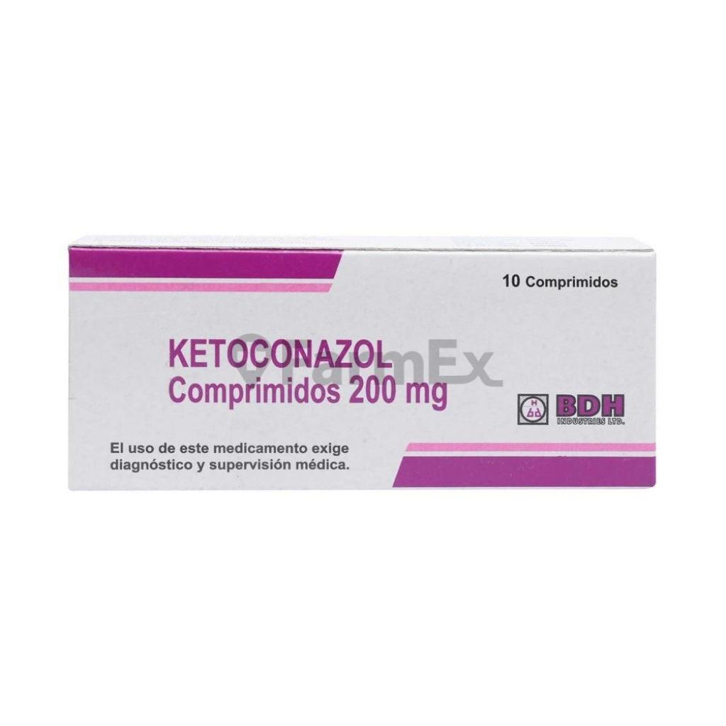Ketoconazol 200 mg x 10 comp BDH INDUSTRIES 