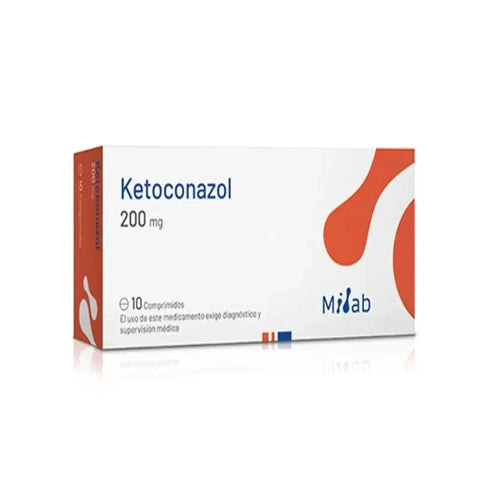 Ketoconazol 200 mg x 10 comprimidos