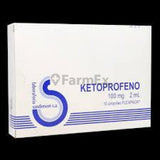 Ketoprofeno 100 mg / 2 mL x 10 ampollas
