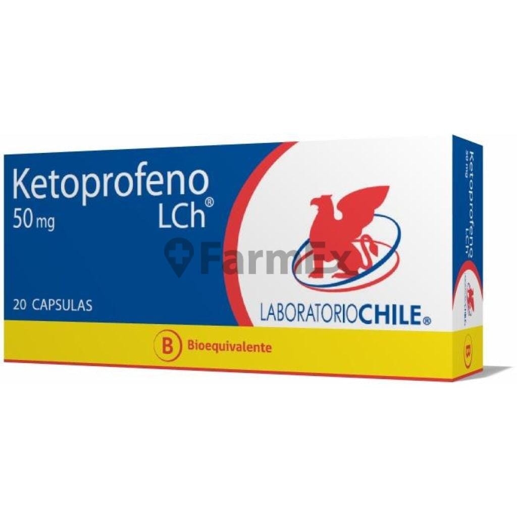 Ketoprofeno 50 mg x 20 cápsulas Farmex-VidaTres-Persistente 