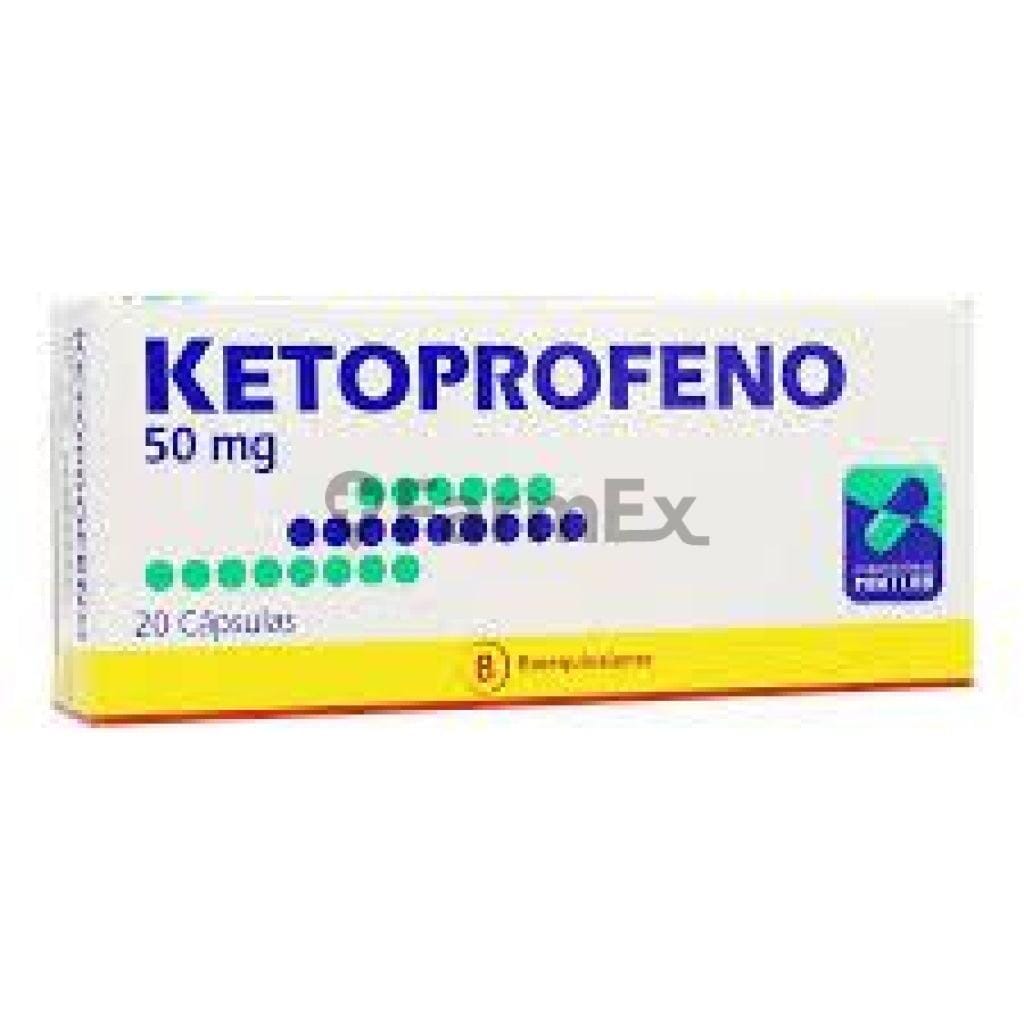 Ketoprofeno 50 mg x 20 capulas Farmex-VidaTres-Persistente 