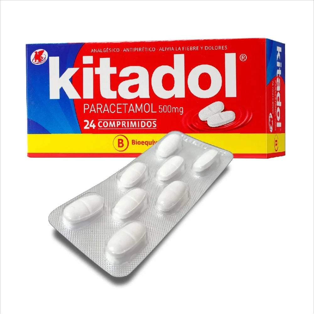 Kitadol 500 mg x 24 comprimidos Farmex-Pluxee-Persistente 