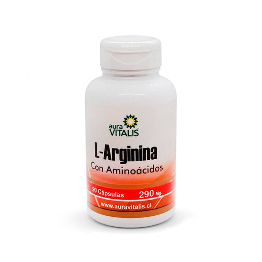 L-arginina con aminoácidos 290 mg x 90 cápsulas Farmex-BanMedica-Persistente 
