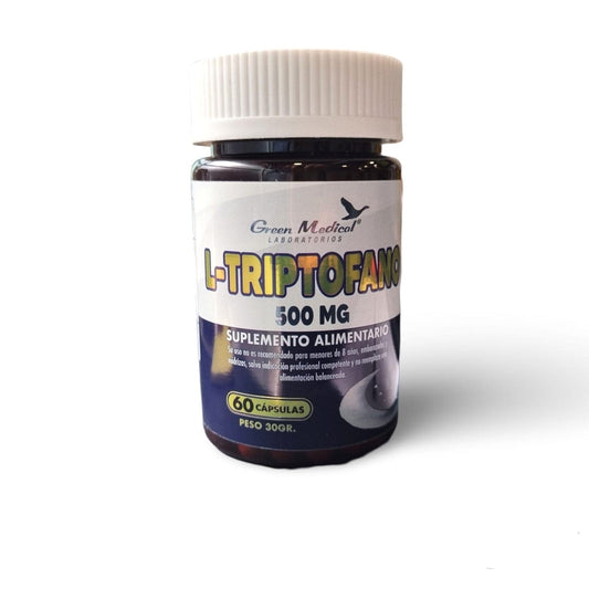 L-Triptofano 500 mg x 60 Cápsulas GREEN MEDICAL 