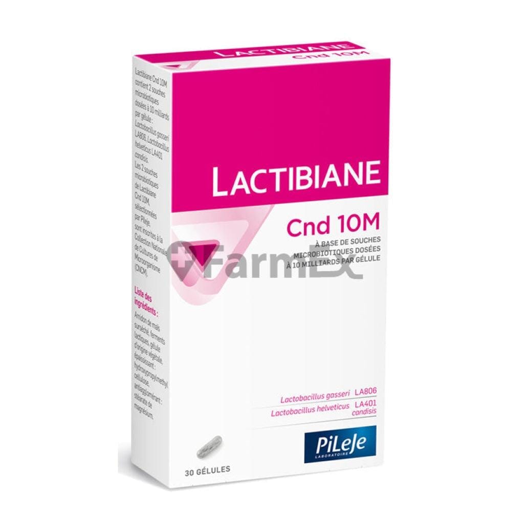 Lactibiane CND 10 M x 30 cápsulas Farmex-VidaTres-Persistente 
