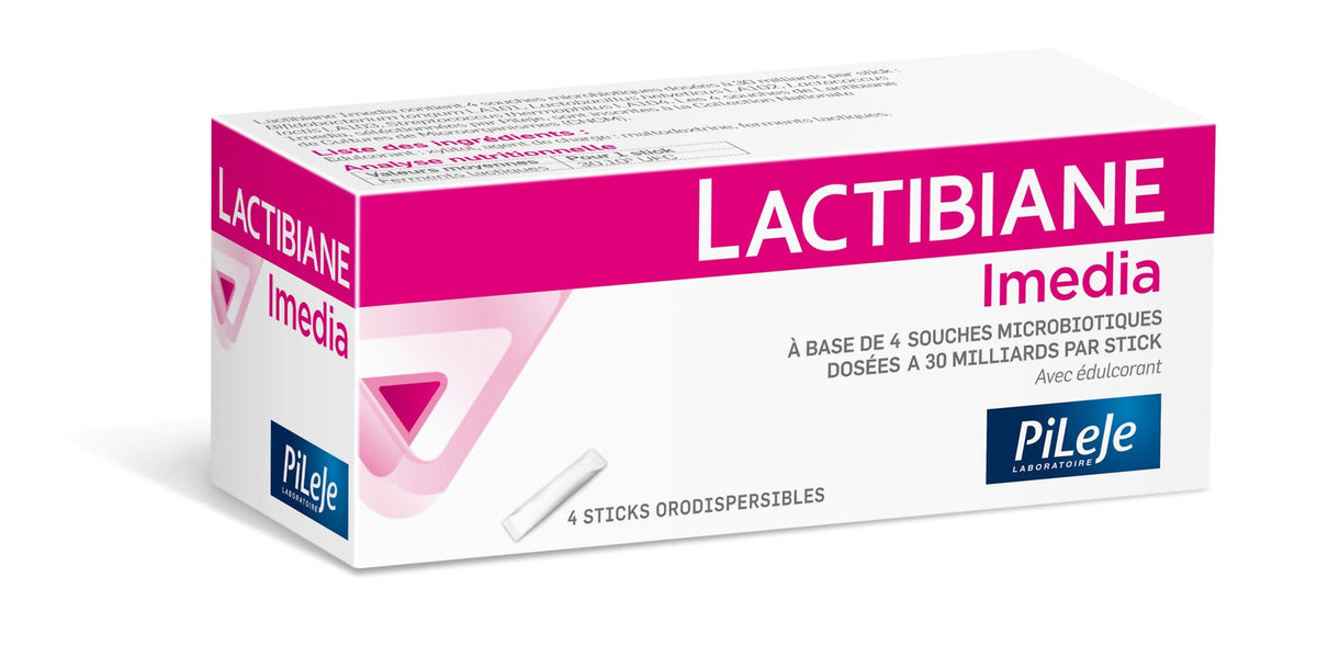 Lactibiane Imedia x 4 sticks orodispersables Pileje 