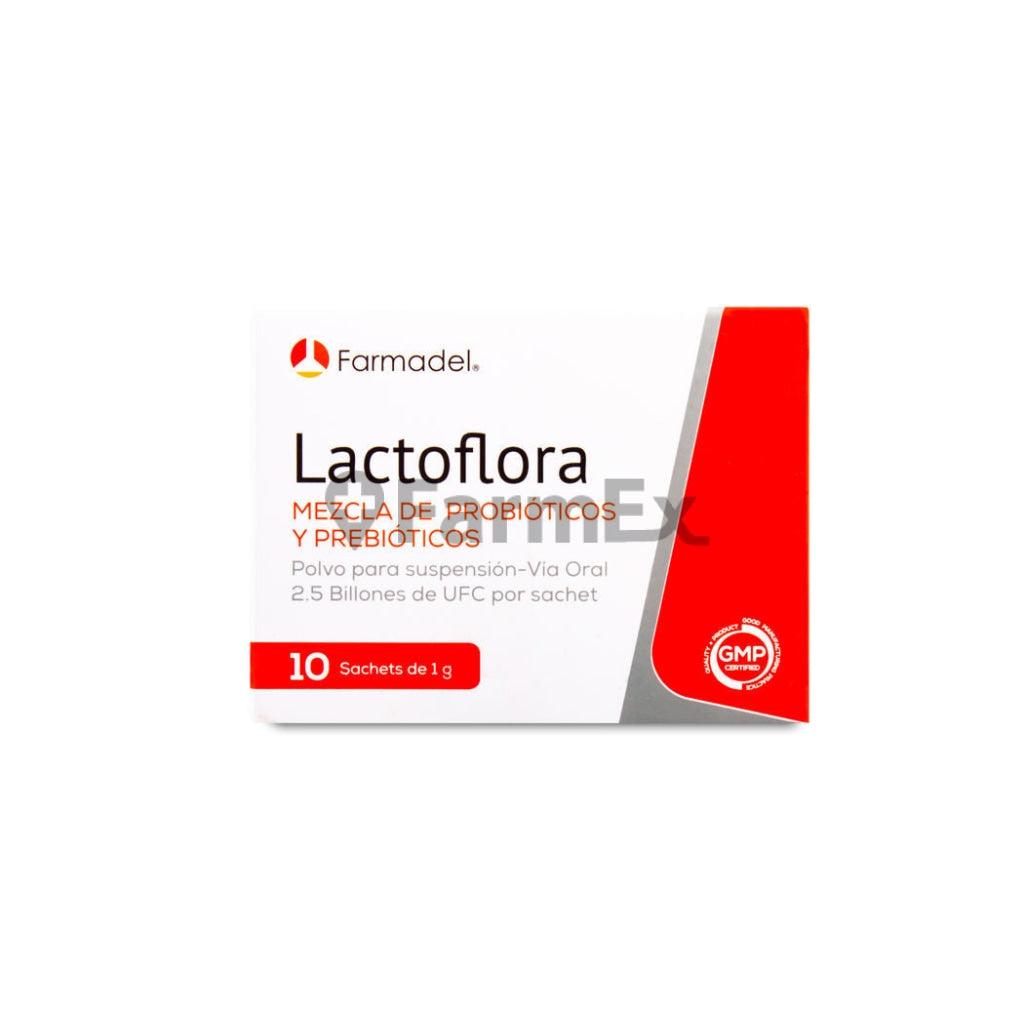 Lactoflora Probioticos 2,5 Billones x 10 sachets.