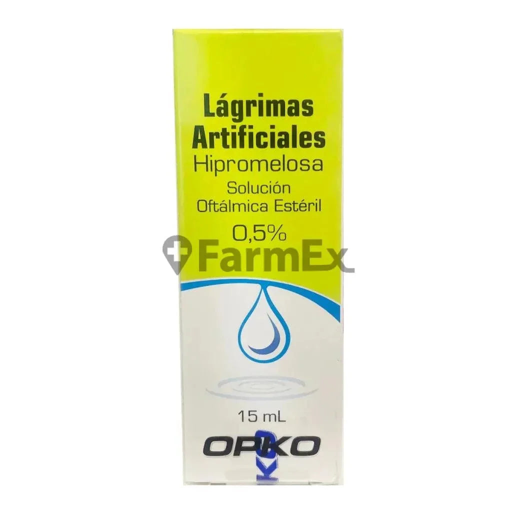 Lágrimas artificiales Solución Oftálmica 0,5% x 15 mL.