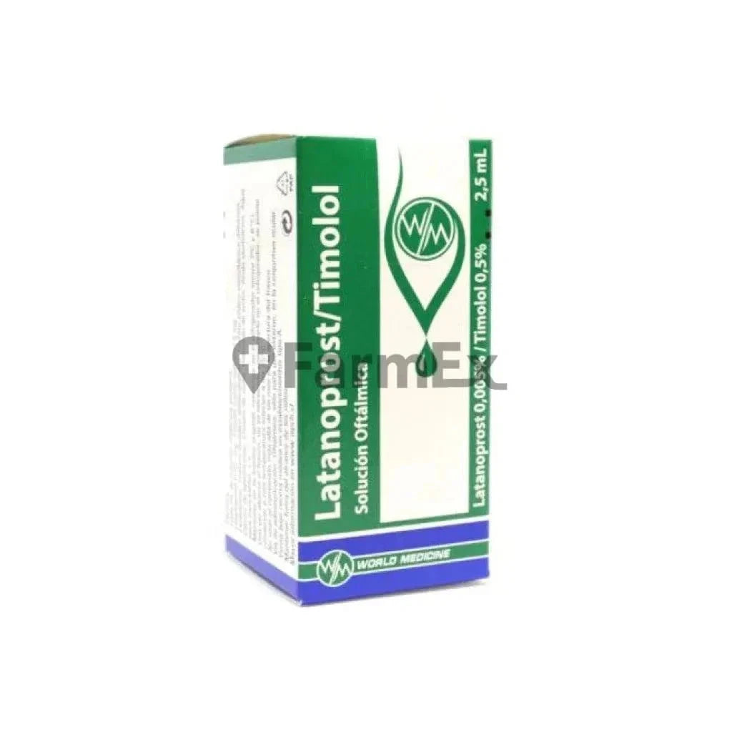 Latanoprost 0,005% / Timolol 0,5% Sol. Oftálmica x 2,5 mL Farmex-Pluxee-Persistente 