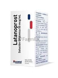 Latanoprost 50 mcg / mL x 2,5 mL "Ley Cenabast" PRODUCTO REFRIGERADO Farmex-Fonasa-Persistente 
