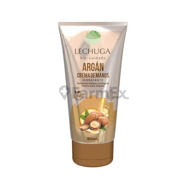 Lechuga Crema de manos "Argán" x 50 mL Farmex-Pluxee-Persistente 