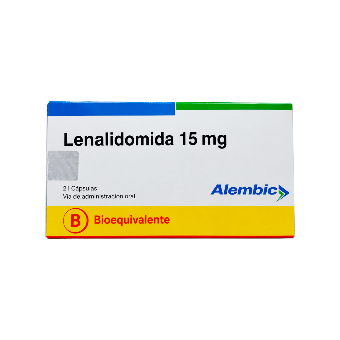 Lenalidomida 15 mg  X 21 cápsulas