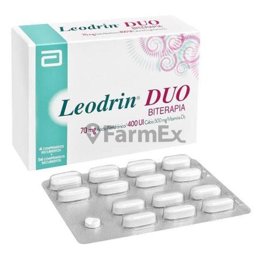 Leodrin Duo Biterapia x 60 comprimidos Farmex-VidaTres-Persistente 