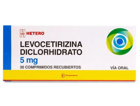 Levocetirizina 5 mg x 30 comprimidos recubiertos "Ley Cenabast"