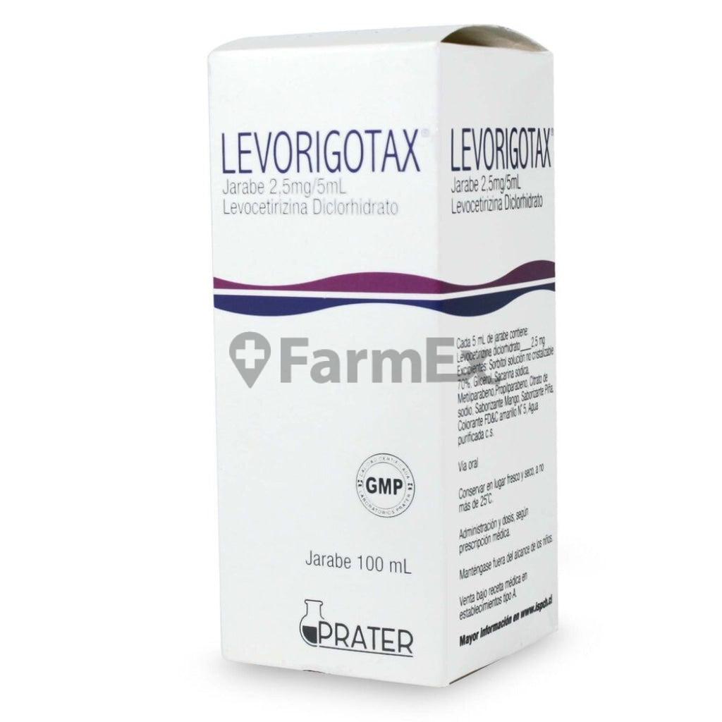 Levorigotax Solución Oral 2,5 mg / 5 mL x 100 mL.