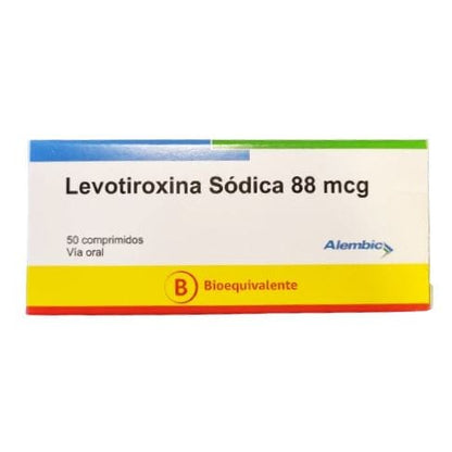 LEVOTIROXINA 88 mcg x 50 comprimidos "Ley Cenabast" Farmex-Pluxee-Persistente 