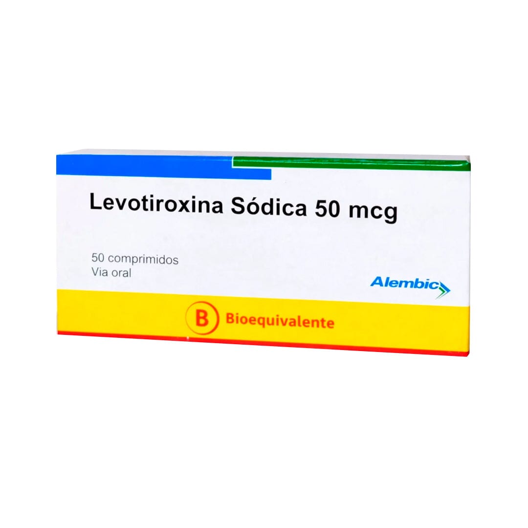 Levotiroxina Comprimidos 50mcg (Cenabast).