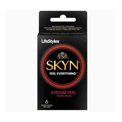 LifeStyles Skyn Intense Feel x 6 Preservativos Sin Latex Prater 