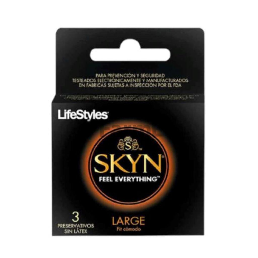 Lifestyles Skyn Large x 3 Preservativos sin latex.