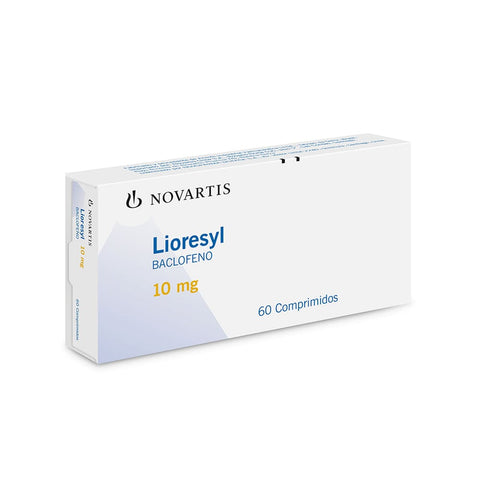 Lioresyl 10 mg (Baclofeno) x 60 comprimidos