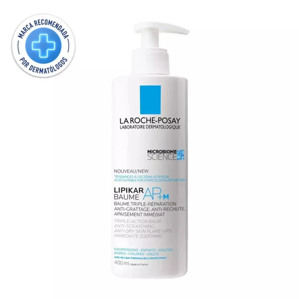 Lipikar Baume AP + M 400 ml bálsamo de triple acción Farmex-Pluxee-Persistente 