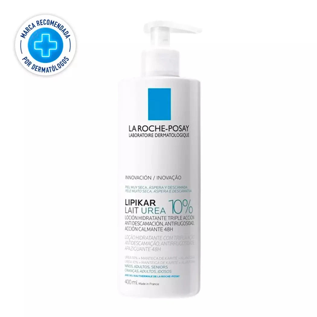 Loción Hidratante Lipikar Urea 10% 400ml La Roche-Posay 