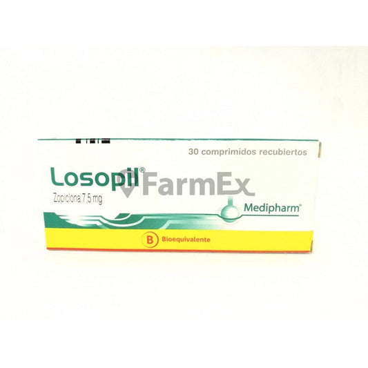 Losopil 7,5 mg x 30 comprimidos Farmex-VidaTres-Persistente 