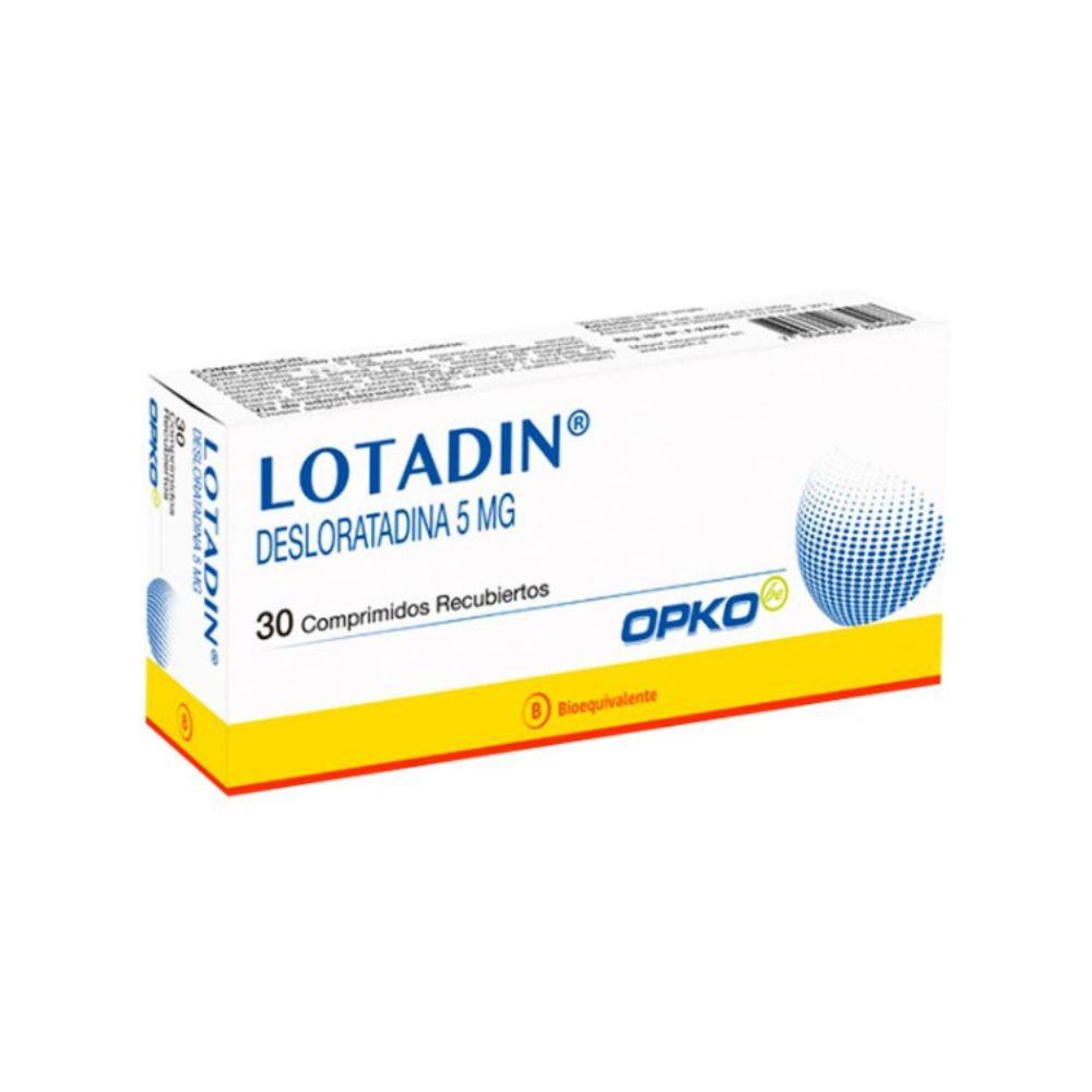 Lotadin (Desloratadina) 5 mg x 30 comprimidos.
