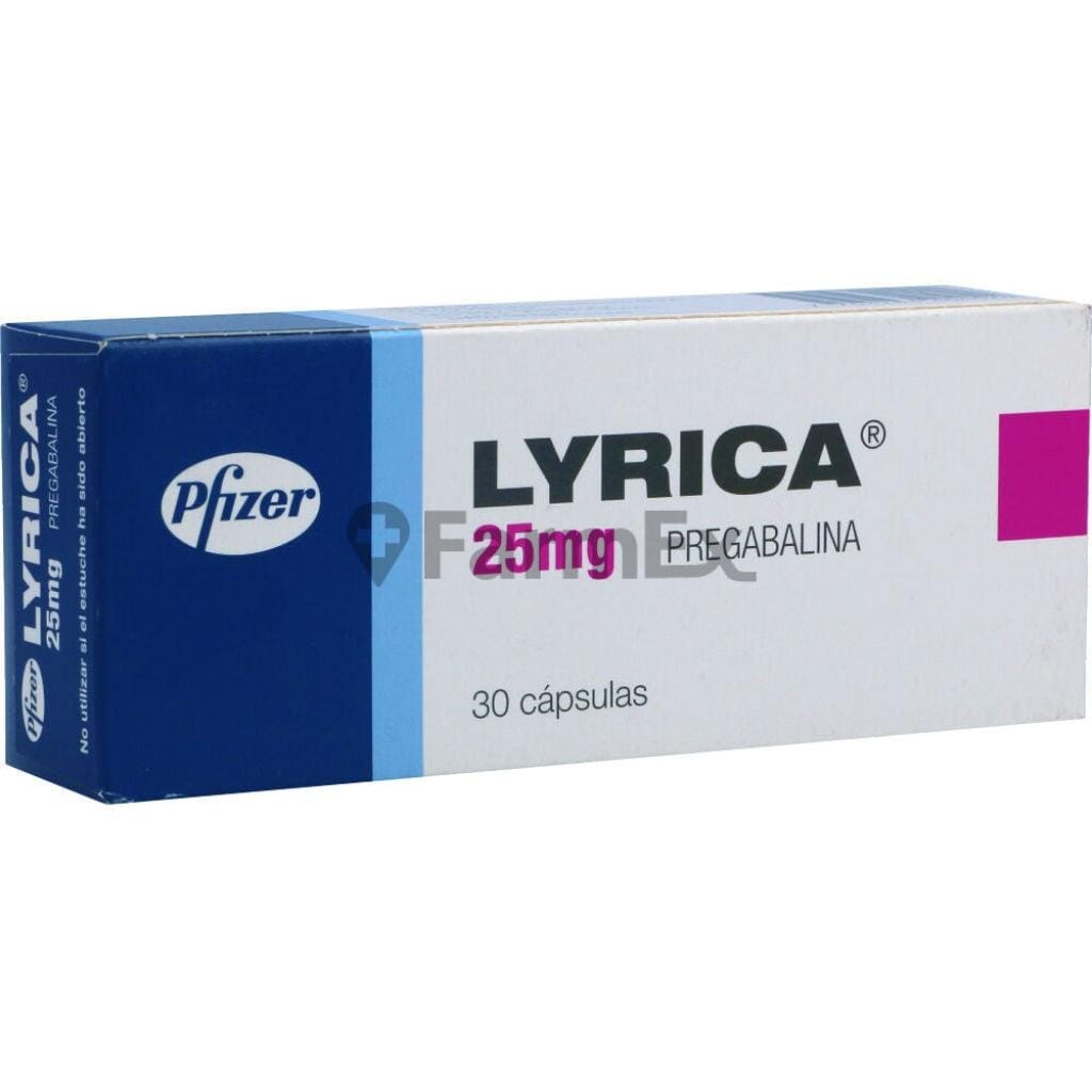 Lyrica 25 mg x 14 cápsulas