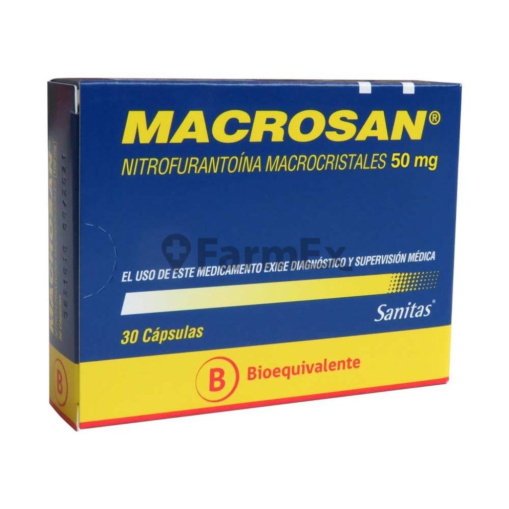 Macrosan 50 mg x 30 cápsulas "Ley Cenabast".