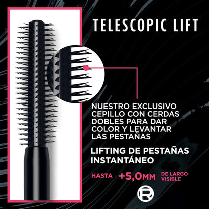 Máscara de Pestañas Loreal Telescopic Lift Volumizing 36hrs Loreal Paris 