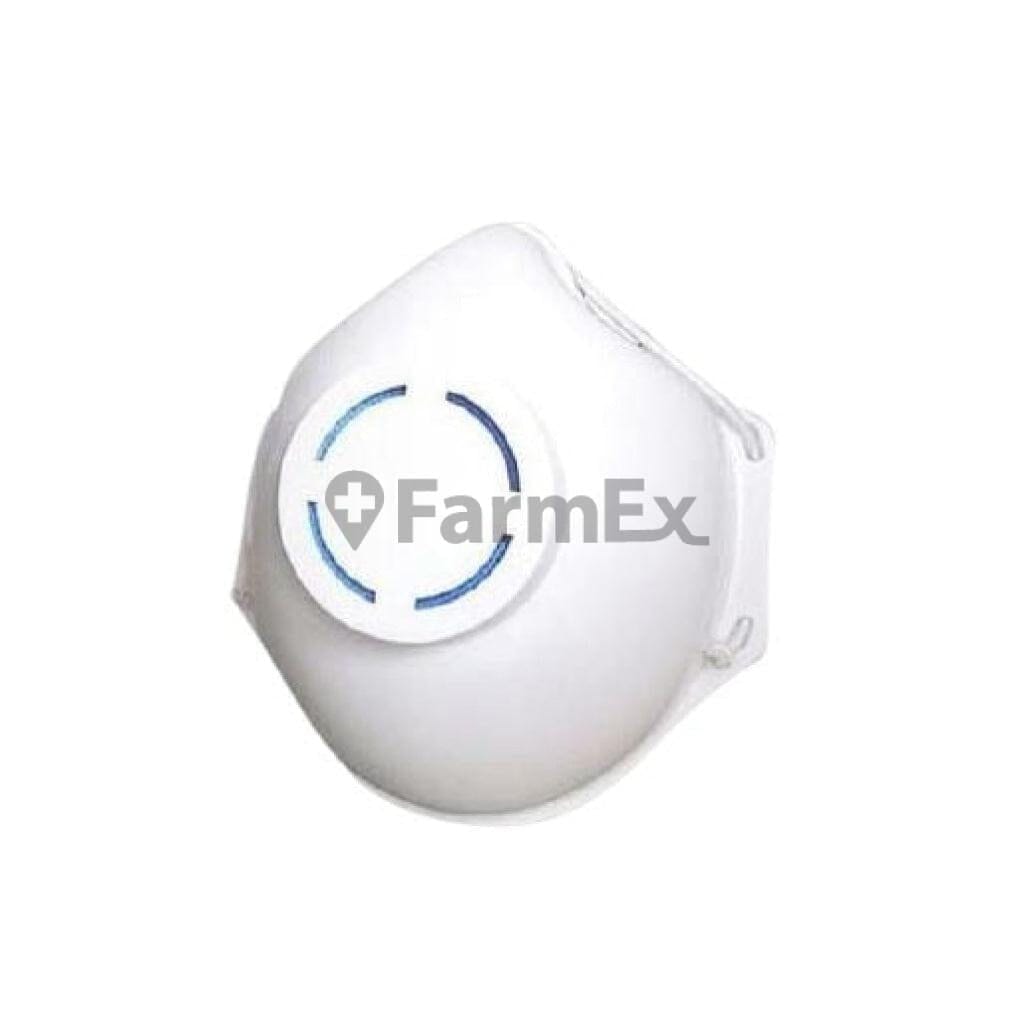 Mascarilla HN95 Plastica con Sujecion Color Blanco x 1 unidad Farmex-Fonasa-Persistente 