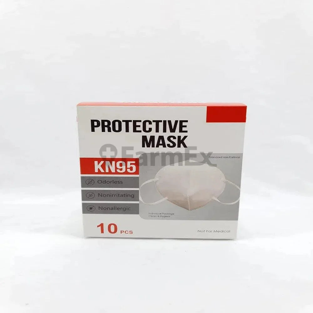 Mascarilla KN 95 Certificada x 10 unidades Farmex-Fonasa-Persistente 