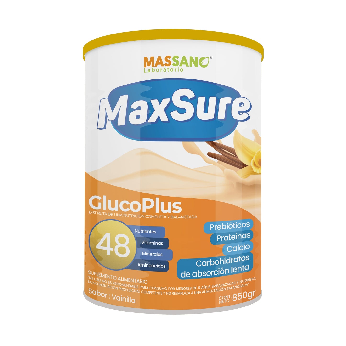 MAX SURE "GLUCO PLUS" 850 g Farmex-Pluxee-Persistente 