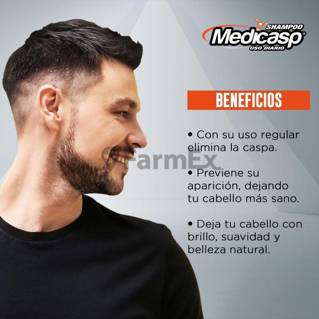 Medicasp, pack 2 Shampoo Farmex-MiaHealth-Persistente 